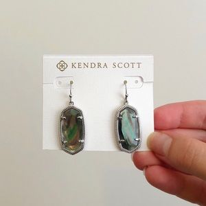 Kendra Scott Dani Earrings Black Mother of Pearl
